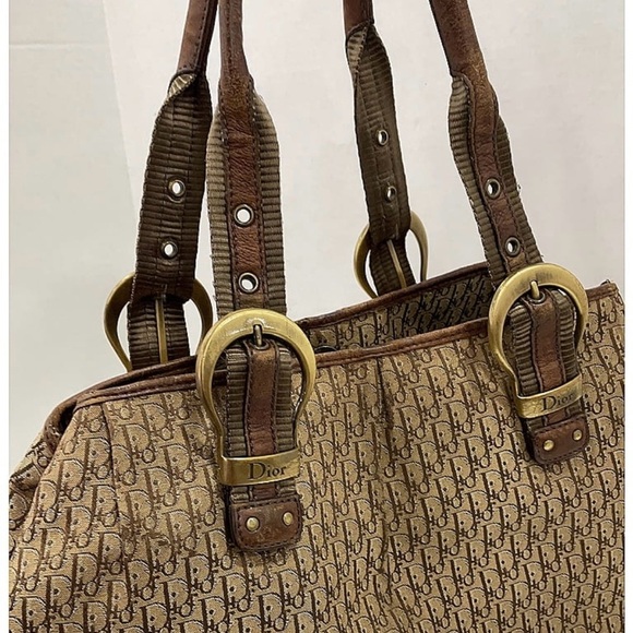 Christian Dior Oblique Canvas Tote Bag - Picture 14 of 15